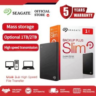 Ổ cứng gắn ngoài Seagate 1TB 2TB Ổ cứng gắn ngoài một nút USB3.0 Chính hãng Bảo hành 5 năm