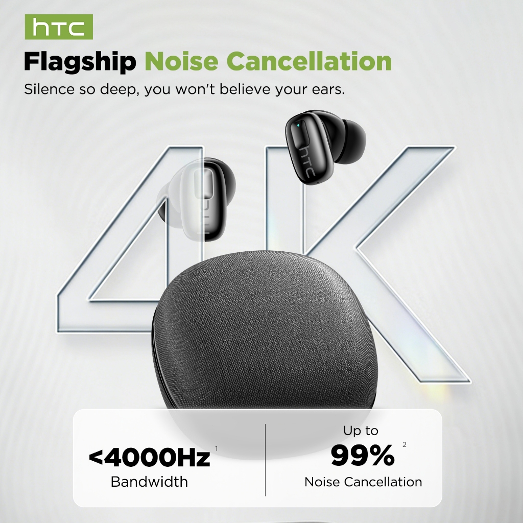 HTC NE75 AI Thông Minh Dịch Thời Gian Thực Tai Nghe Bluetooth Khử Tiếng Ồn Tai Nghe Không Dây HiFi Âm Nhạc HD Gọi Có Micro Bluetooth 6.0 | BigBuy360 - bigbuy360.vn