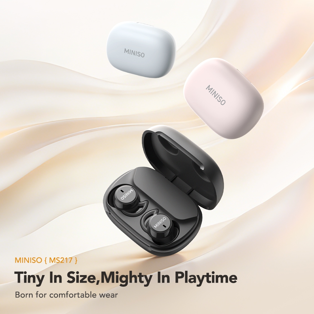 MINISO MS217 MINI Tai nghe ngủ mềm mại ANC Giảm tiếng ồn vật lý Tai nghe Bluetooth không dây Tai nghe dịch AI với nhiều chế độ ngủ | BigBuy360 - bigbuy360.vn