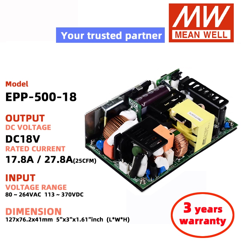 MEAN WELL EPP-500-24 EPP-500-12 EPP-500-48 EPP-500-15 EPP-500-36 LOP-500 Meanwell Chuyển mạch Nguồn 