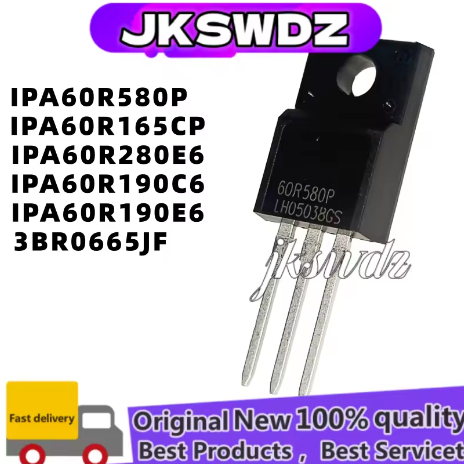 5 Chiếc Mới 3BR065JF 60R580P 6R280E6 6R190C6 6R190E6 IPA60R580P IPA60R165CP IPA60R280E6 IPA60R190C6 
