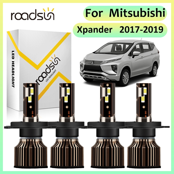 Phù Hợp Cho Xe Mitsubishi Xpander 2017-2019 Bóng Đèn Pha Ô Tô 120W 6000K 400% Độ Sáng Chùm Cao Thấp 