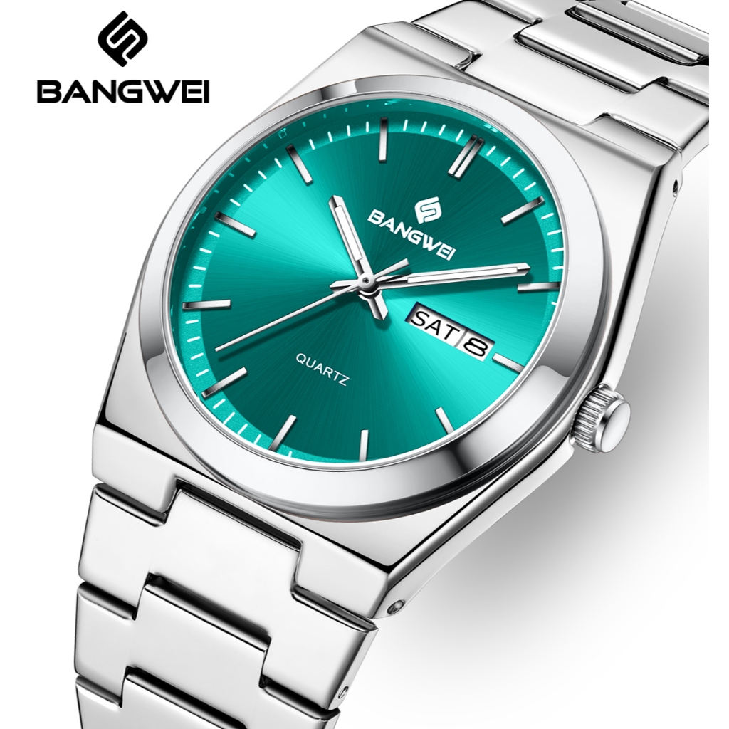 Đồng hồ nam LIGE Đồng hồ thạch anh thời trang đơn giản phát sáng chống nước cho nam