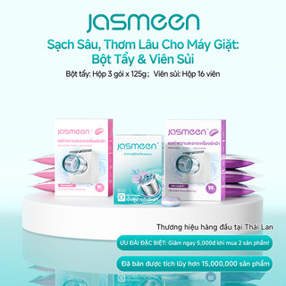 Bột Tẩy Rửa & Viên Sủi Làm Sạch Sâu Lồng Máy Giặt JASMEEN- Đánh Bay Cặn Bẩn, Vết Ố Cứng Đầu & Mùi Hôi
