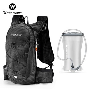 WEST BIKING Balo Đạp Xe 10L Dung Tích Lớn Thể Thao Ngoài Trời Đi Bộ Đường Dài Túi Nước Hydration Kèm Túi Nước 2L Chống Bắn Nước Balo Thể Thao