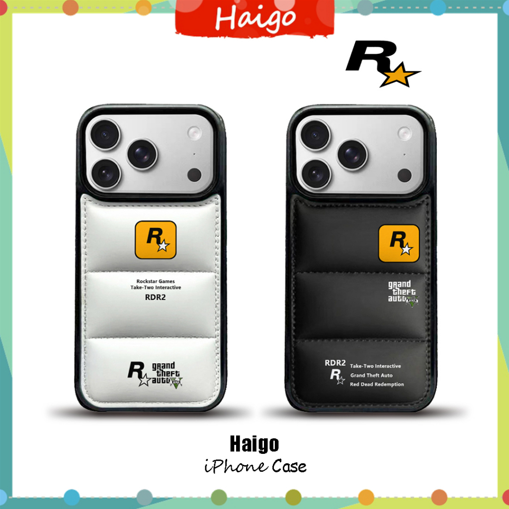 Ốp Điện Thoại Nhựa Cứng Xuống Áo Khoác Thời Trang GTA Rstar Ốp Lưng Thích Hợp Cho iPhone 17 Air PRO 