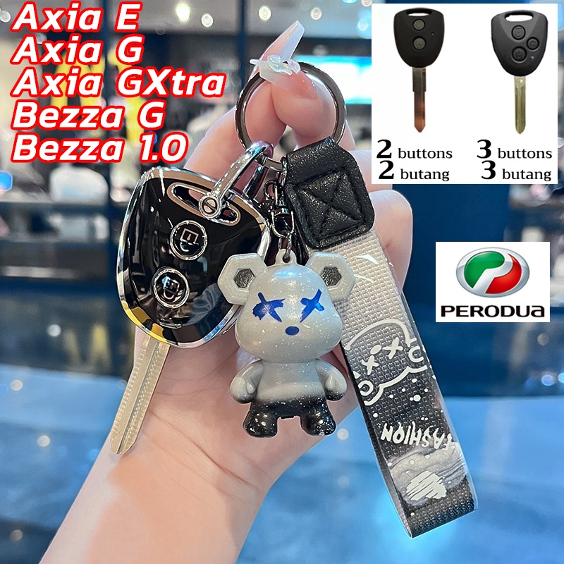 Vỏ chìa khóa ô tô Perodua Axia G Bezza G Axia E Axia GXtra Axia 2023 G Bezza 1.0 Axia 2014 GXtra tpu
