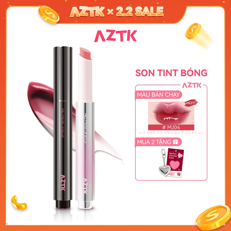AZTK son dưỡng màu Kem son bùn son kem lì son tint bóng 1.9g