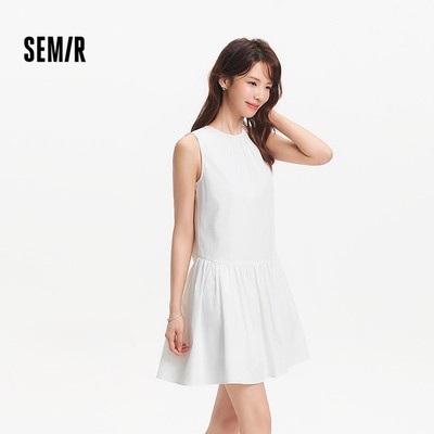 Váy ngắn không tay chống nắng Semir Women A Line Summer 2026