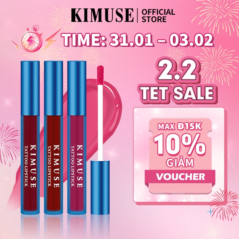 Son xăm KIMUSE dạng lột kháng nước và lâu trôi