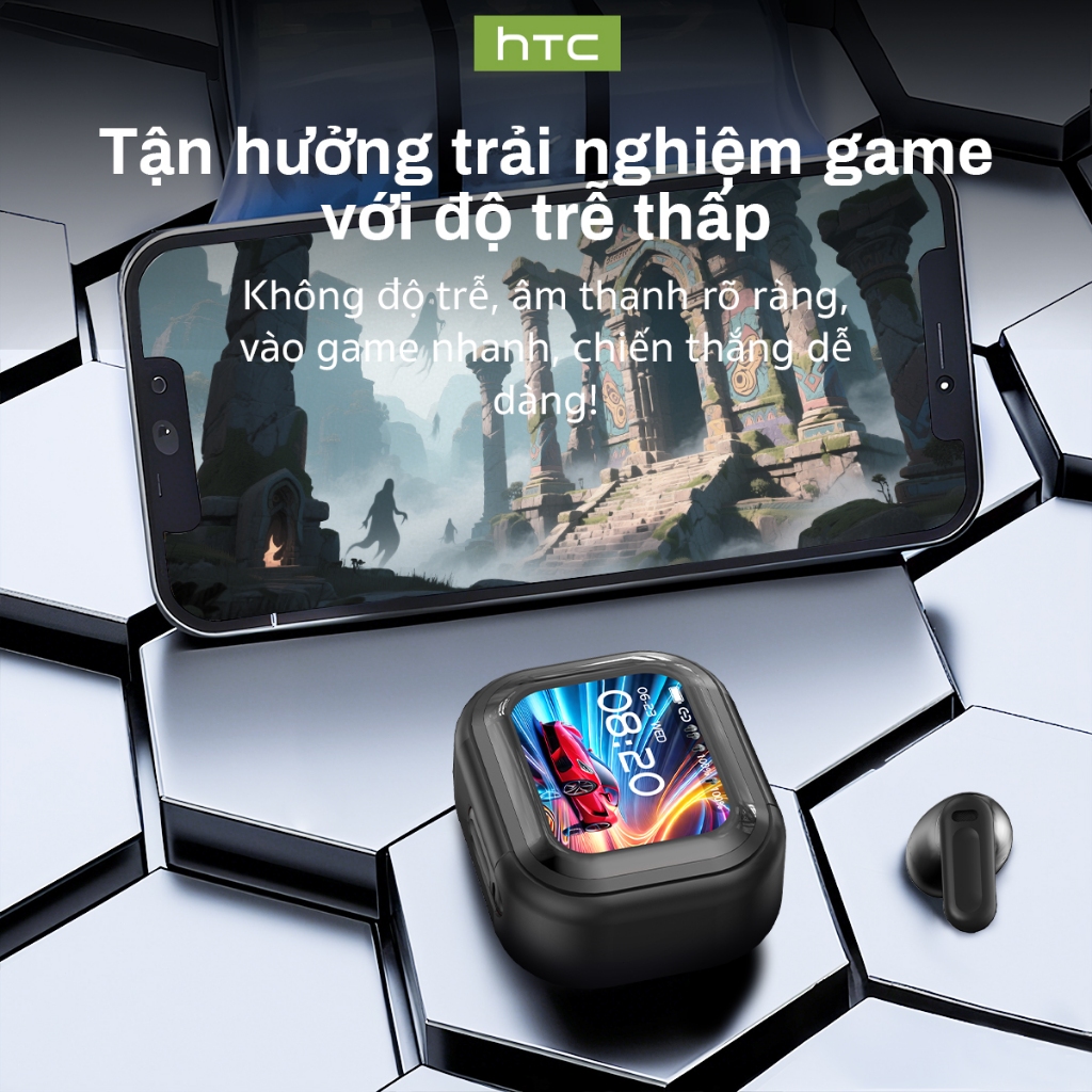 Tai nghe Bluetooth HTC NE20 Tai nghe nhét trong tai không dây Tai nghe chơi game âm nhạc thể thao Ta