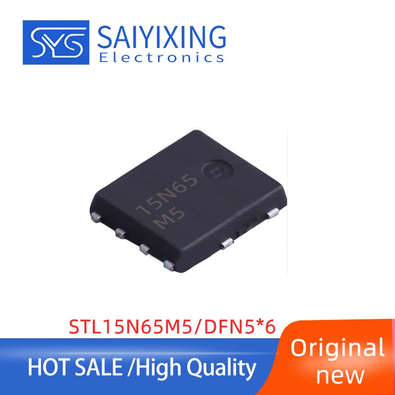 10 Chiếc Chính Hãng Mới STL15N65M5 15N65M5 N Kênh 650V 10A DFN5X6 15N65 M5