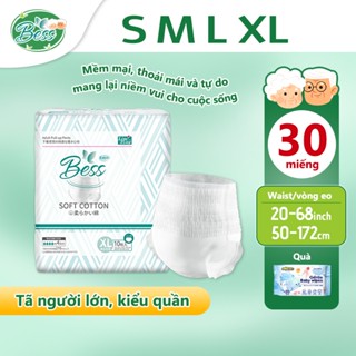 Tã/tã giấy dành cho người lớn Bess siêu thấm dành cho người suy giảm khả năng vận động S-XL