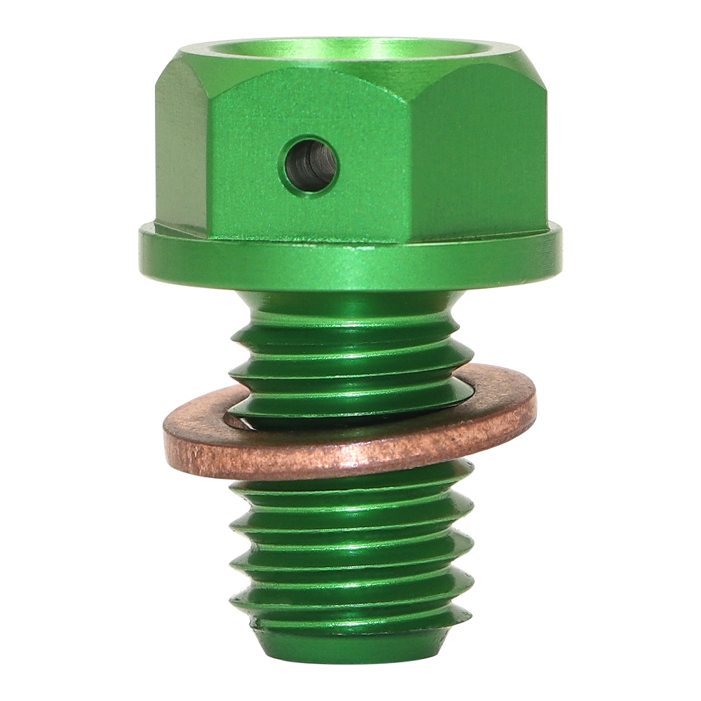 Xe Máy M10xP1.5 Từ Dầu Xả Cắm Bu Lông Vít Cho KX112 22-24 KX125 96-05 KX250 96-07 KX250F 04-18 KX250