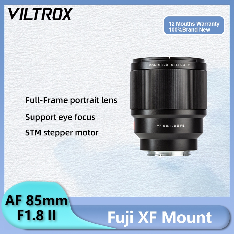 Viltrox 85mm F1.8 Mark II 85mm F2.0 EVO STM Ống kính lấy nét tự động cho máy ảnh không gương lật Fuj