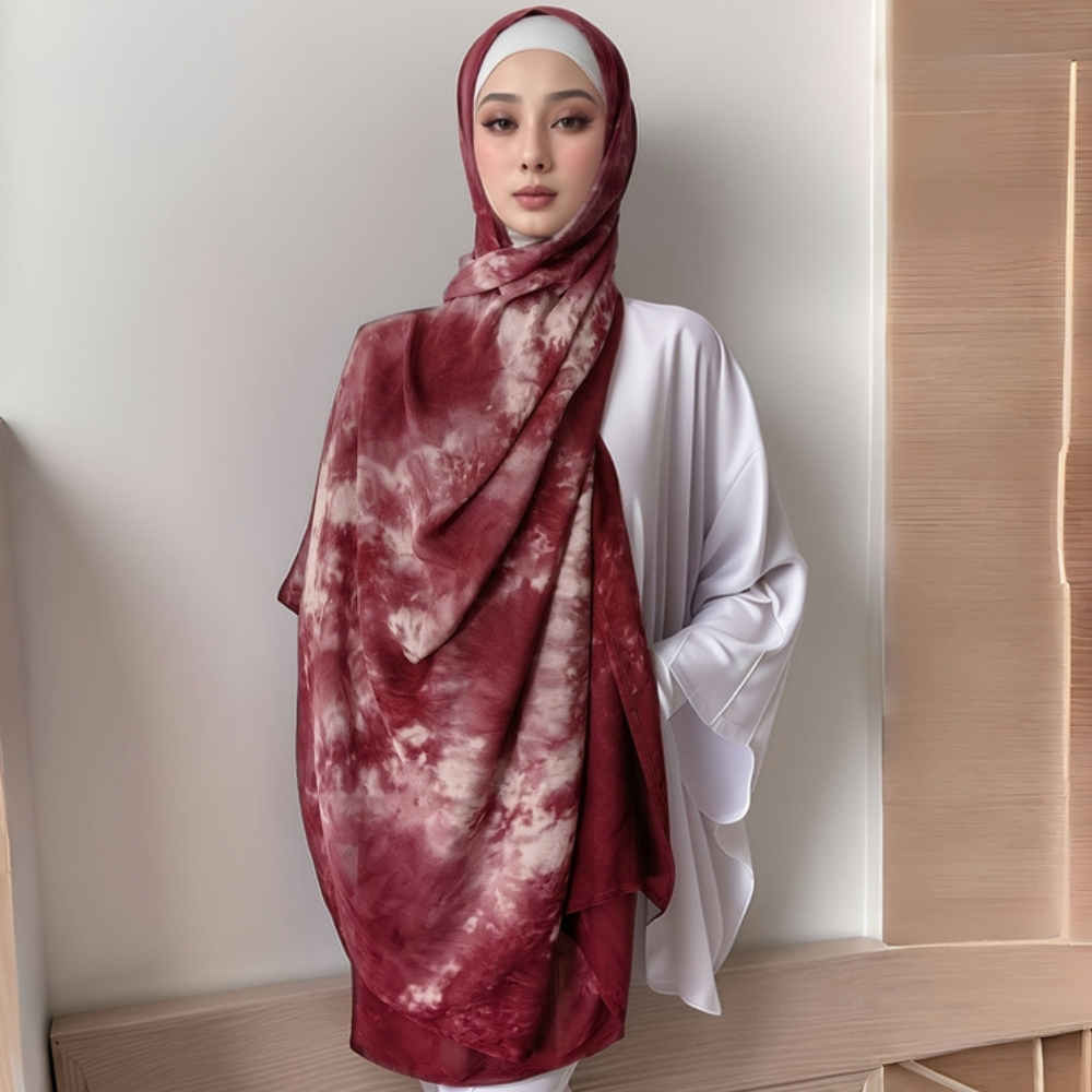 Jifang Khăn Choàng Pashmina Cotton Modal & Rayon Mềm Mại - Perfect cho Quấn Đầu hay Hijab