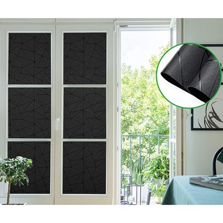 Nhãn dán phim cửa sổ, 100% che sáng, chống nắng phim cửa sổ kính, nhãn dán cửa sổ, giấy dán kính không cần keo