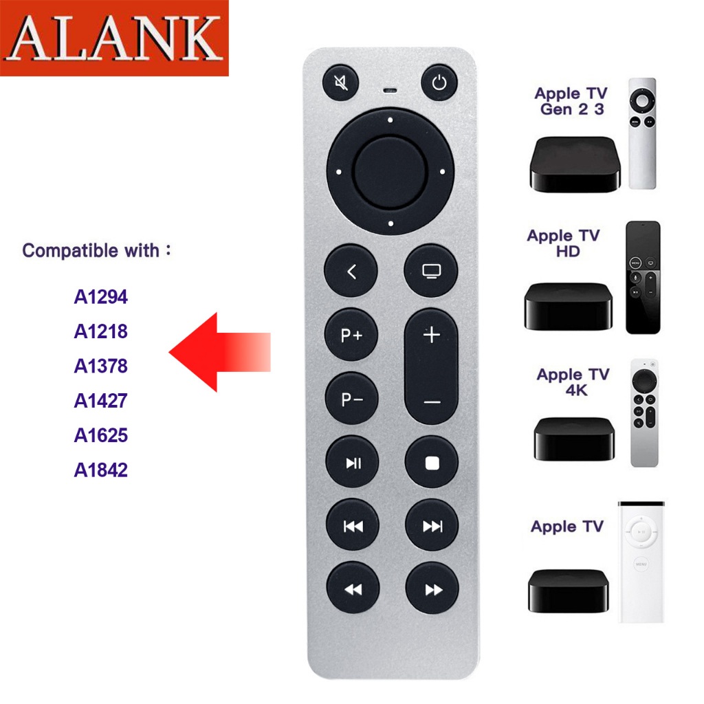 ALANK Điều khiển TV thông minh  /  Remote  Thích hợp cho Apple TV A1625 A1427 A1469 A1378 A1218 A184