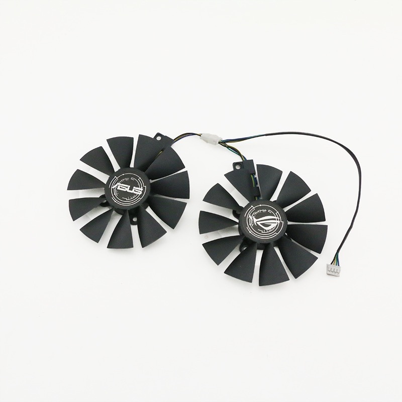 87MM 12V Quạt Làm Mát Thay Thế Cho ASUS GTX 1060ti 1060 1070 RX 470 570 580 Card Đồ Họa Quạt Làm Mát