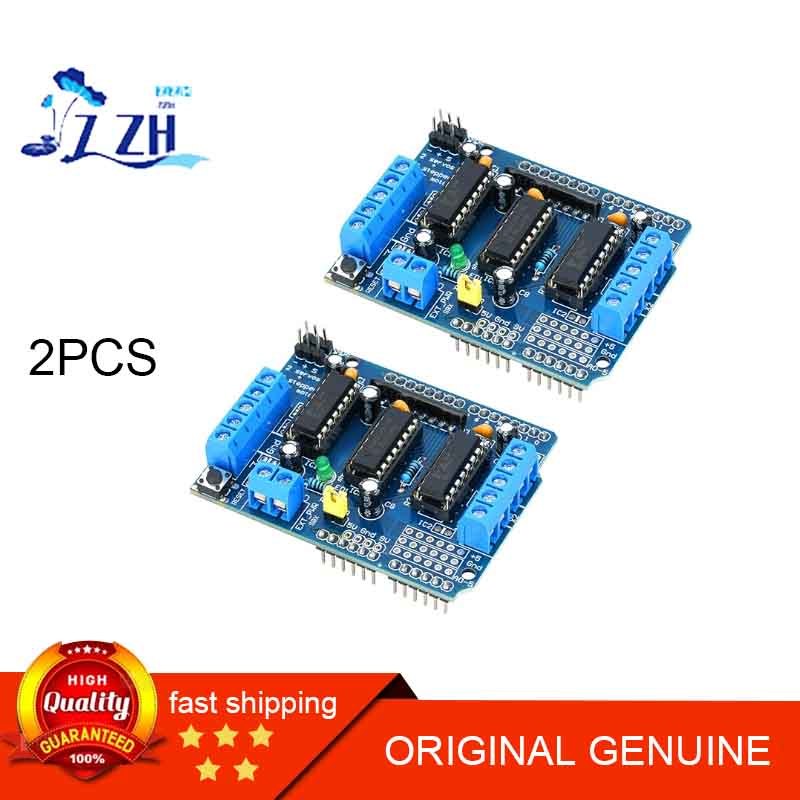 2 CÁI L293D mô-đun DIY thí nghiệm L293D DC bước động cơ bảo vệ bảng mở rộng
