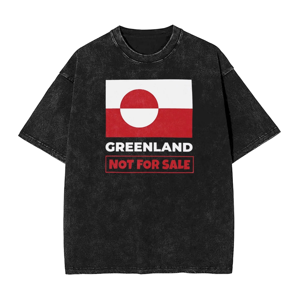 Áo thun cotton thiết kế sáng tạo của Greenland, phù hợp giặt thường xuyên