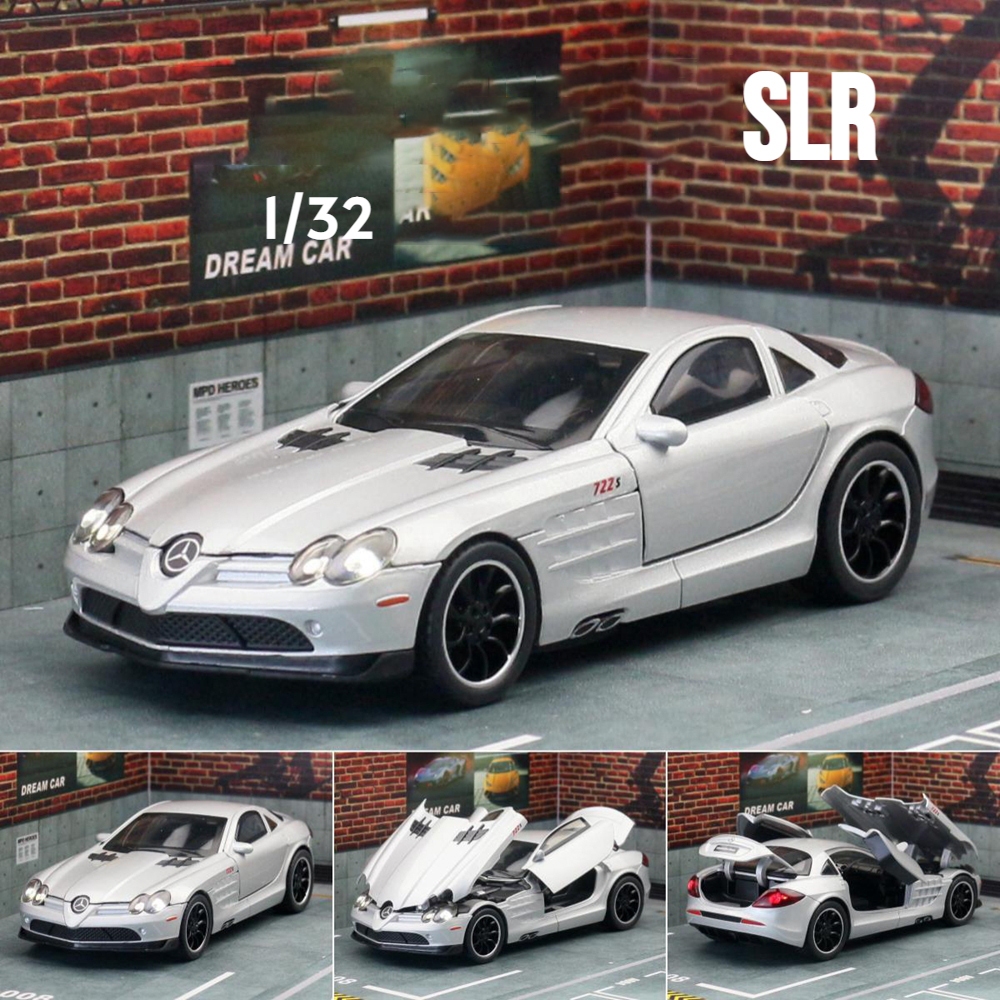 1: 32 Mercedes-Benz SLR McLaren 722S Hợp Kim Thu Nhỏ Mô Hình Xe Ô Tô Mô Hình Diecast Kim Loại Âm Tha