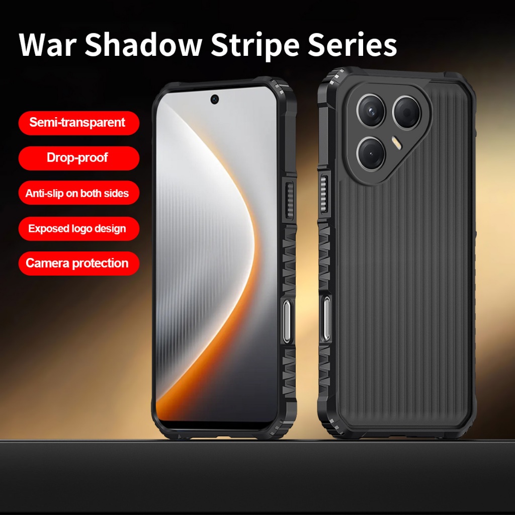 Ốp Lưng Cho Teno POVA 7 5 PRO 6 NEO Spark 10 20 20C GO 1 2 10C Plus Ốp lưng 3D Sọc Dọc Cứng Chống Rơ