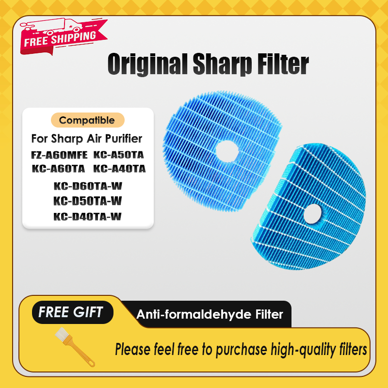 Bộ lọc sắc nét tương thích thay thế FZ-A60MFE KC-D60TA-W KC-D50TA-W KC-D40TA-W HEPA & Carbon hoạt tí