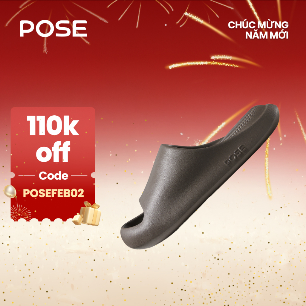 119k off code POSEFEB02【Dép thư giãn】POSE Cloud| KINH ĐIỂN CHÁY HÀNG ĐÃ BÁN 60.000! | Dép EVA Sục Vâ