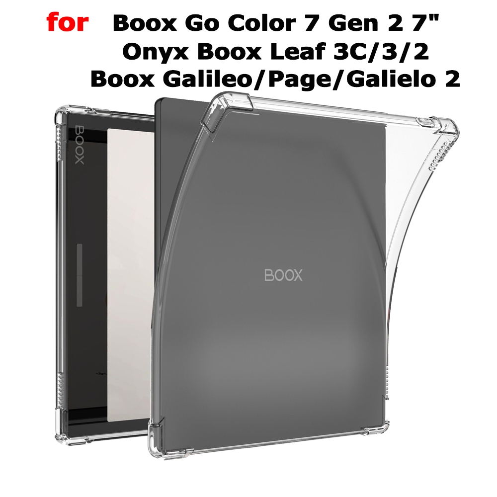 Dành Cho Onyx Boox Leaf 3C Leaf 3 Galileo 2 Boox Page Boox Go Color 7 Gen 2 7 "eBook Trong Suốt TPU 