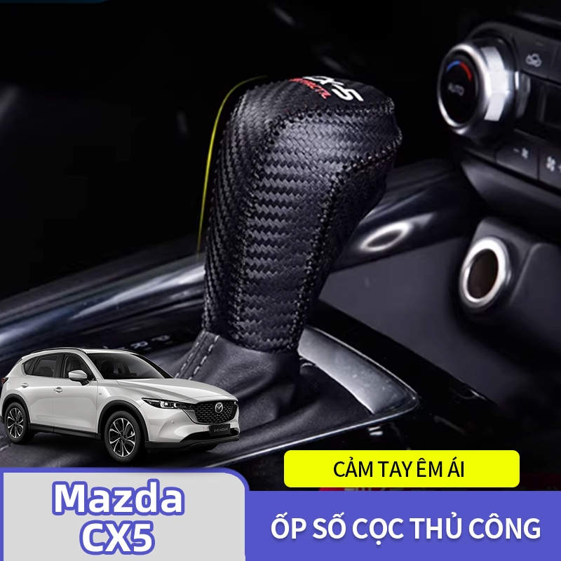 Mazda Cx5 2017-2026 Thích hợp cho Mazda CX5 Tay May Chính Hãng Da Gear Cover 17-26 CX-5 Sửa Đổi Phần