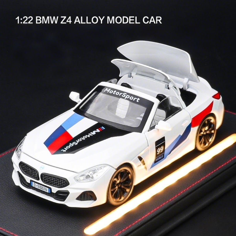 1: 22 BMW Z4 M40i Cân Hợp Kim Chuyển Đổi Mô Hình Xe Diecast Mô Hình Kim Loại Xe Âm Thanh & Ánh Sáng 