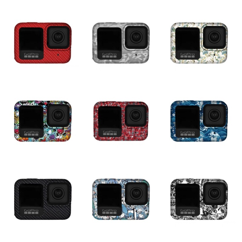 Thích hợp cho GOPRO9 Nhãn dán máy ảnh thể thao gopro9 Phim bảo vệ da màu Phim che phủ toàn bộ