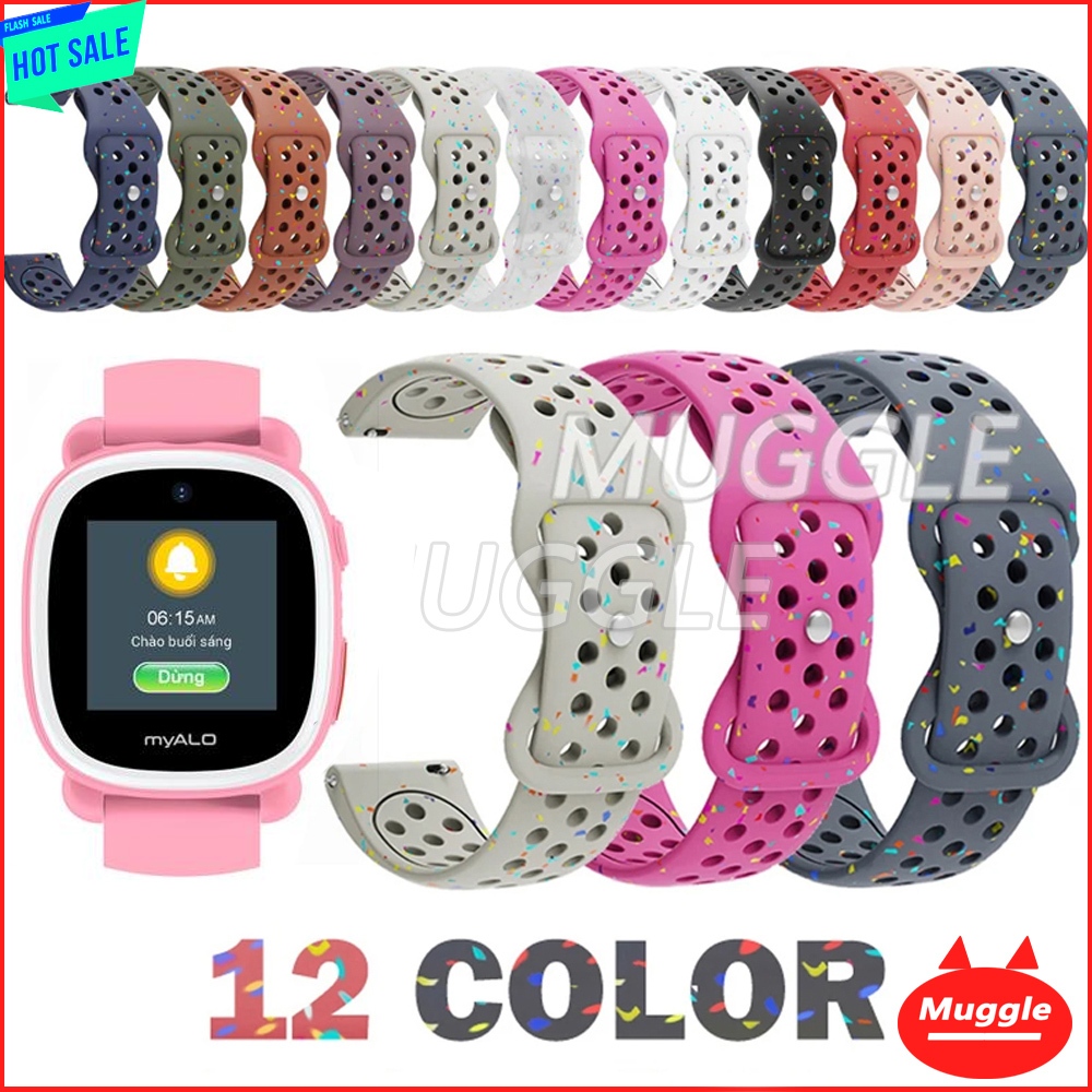 dây đeo silicon MyAlo KS72C KS62W K84W myALO K64 4G Dây đeo đồng hồ silicon dành cho trẻ em Đồng hồ 