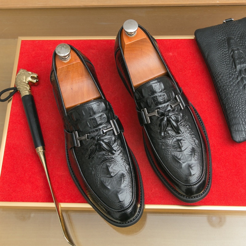 Giày moccasin thông thường dành cho nam có tua rua giày nam Giày da