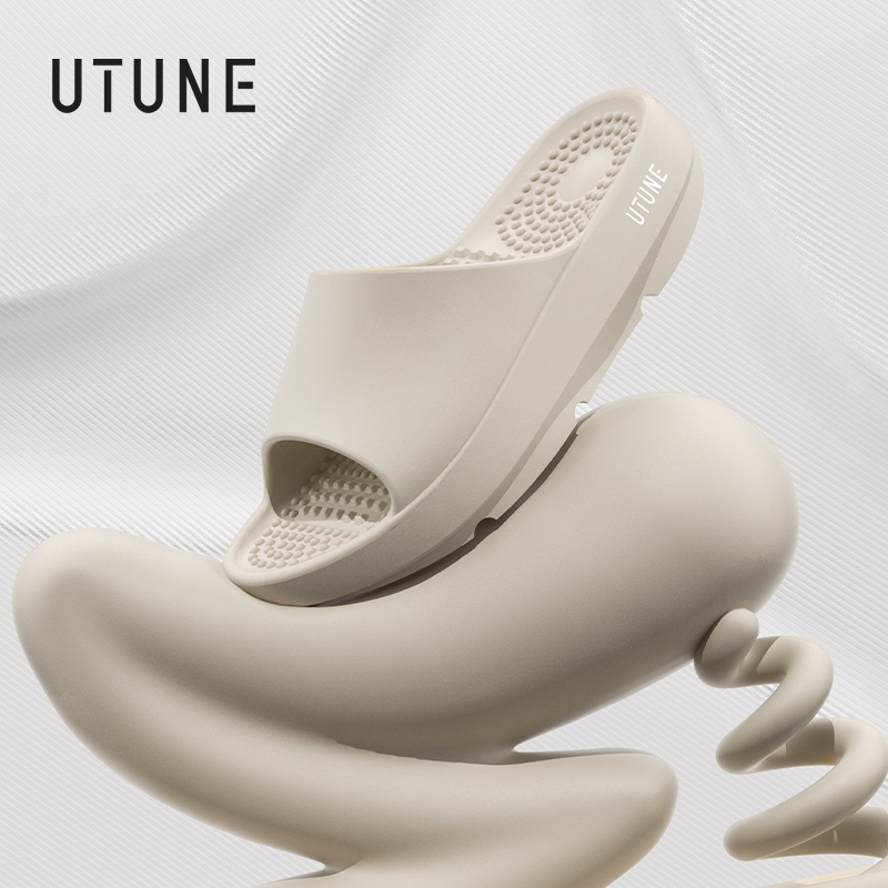 UTUNE Dép Massage Hỗ Trợ Vòm Chân Chất Liệu EVA Đế Dày 4cm Tăng Chiều Cao…
