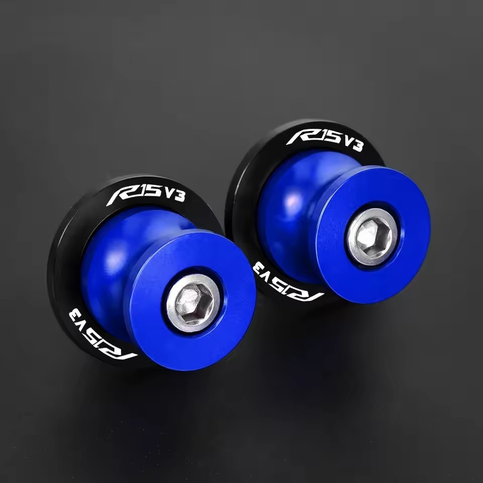 Yamaha R15 V3 YZF Với R15 Logo 2019 2020 2021 Tay Xoay Trượt Ống Cuộn M6 Đứng Vít Bao R15V3 6MM Phụ 
