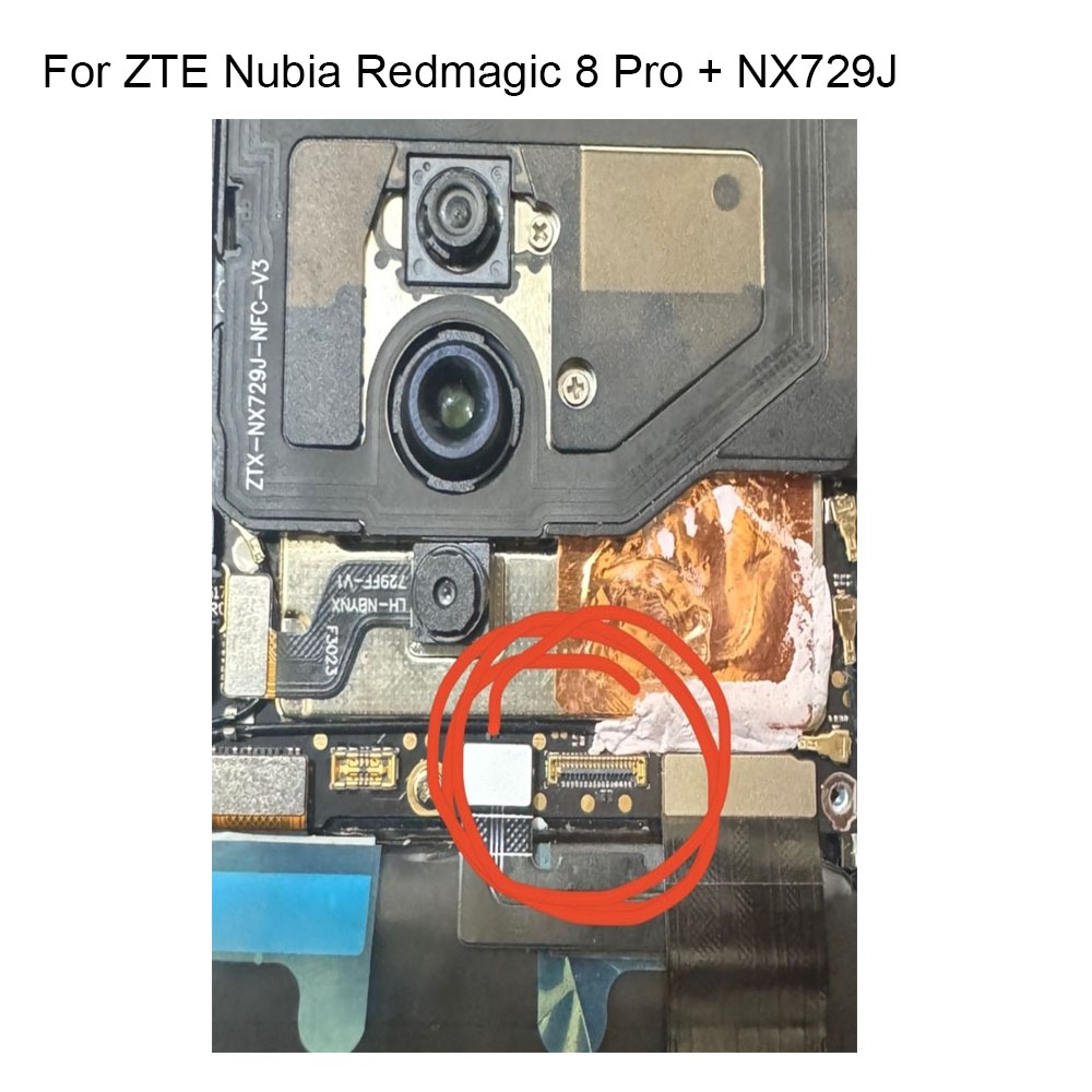 Dành Cho ZTE Nubia Redmagic 8 Pro + NX729J FPC Kết Nối Cho ZTE Nubia Redmagic 8Pro Plus NX 729J logi