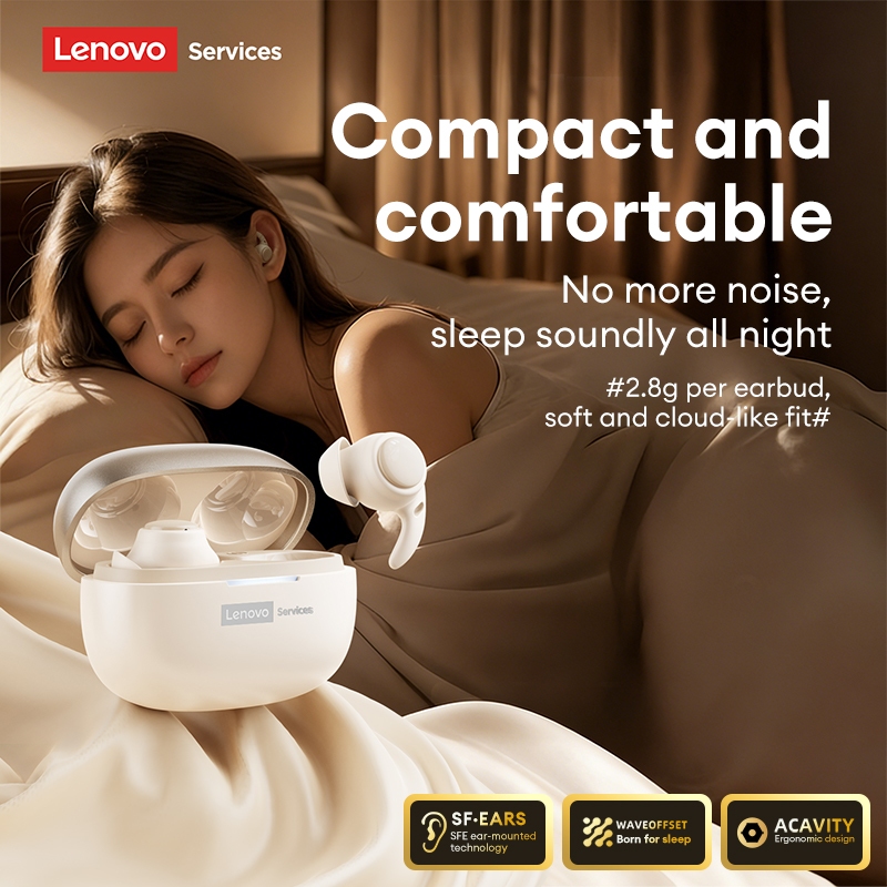 Lenovo LE261 Sleep Bluetooth Tai nghe HiFi Level Lossless Chất lượng âm thanh Vô hình Kháng khuẩn Thoải mái Tai nghe Bluetooth 6.0 | BigBuy360 - bigbuy360.vn