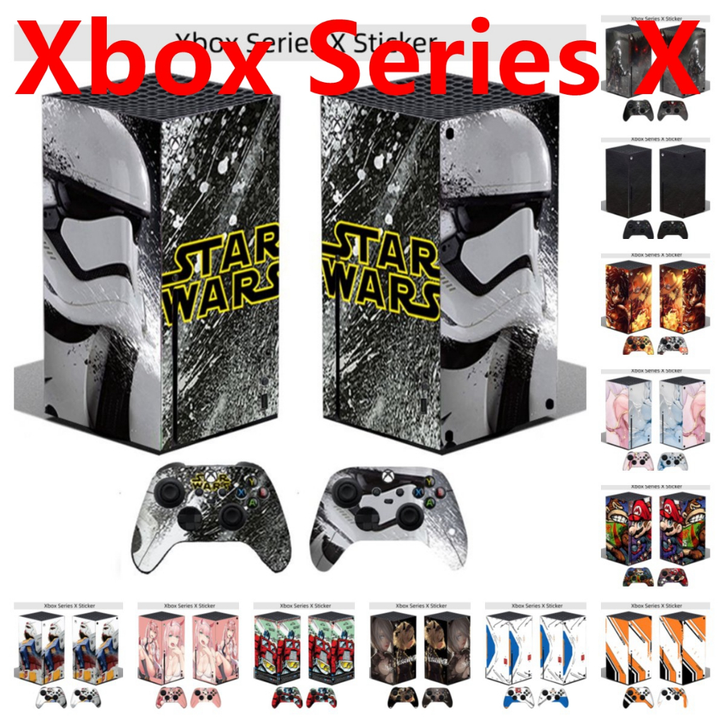 Miếng Dán Da 28 Màu Tương Thích Với Microsoft Xbox Series X Vinyl Decal Họa Tiết Xinh Đẹp Trọn Bộ Bọ