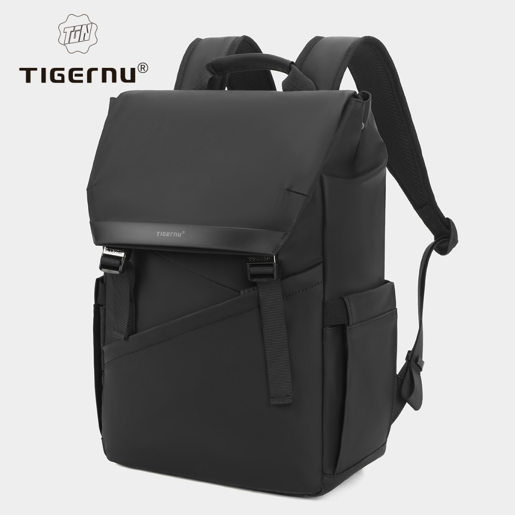 Tigernu 9592 Ba lô du lịch thời trang Túi sức chứa lớn Học sinh đi học Túi đựng laptop 15,6 '' chống nước