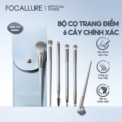 Bộ cọ trang điểm 6 món chính xác FOCALLURE
