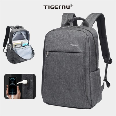 Tigernu 3221C Ba Lô Nam Dung Tích Lớn 15.6 inch Túi Laptop Du Lịch Kinh Doanh Cổng USB Ba Lô Học Sinh Nhẹ Và Bền Đẹp