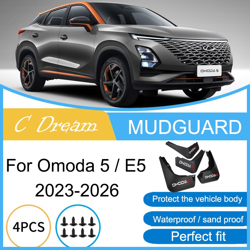 Chắn Bùn Cho Omoda 5 / E5 2023-2026 2024 2025 Mudflap Fender Bánh Xe Chắn Bùn Phía Trước Phía Sau Bắ