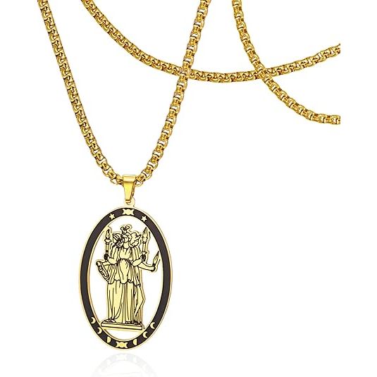Dây chuyền Mặt Trăng Hecate Steele Không Gỉ, Thiết Kế Vintage