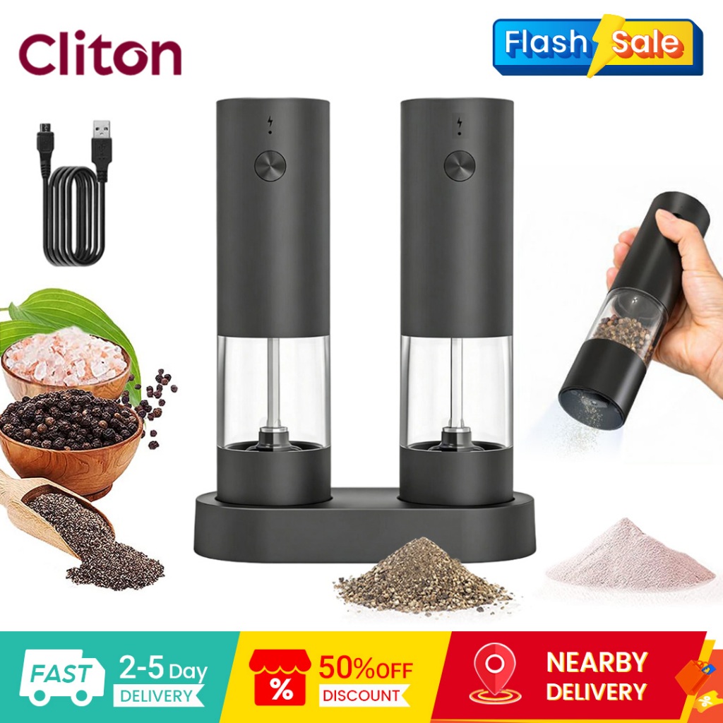 Cliton Máy xay tiêu điện EG-A Electric Pepper grinder Máy xay gia vị đa năng Máy xay gia vị điện muố