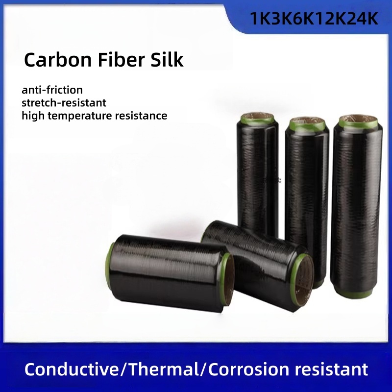 1K3K6K12K24K Dây sưởi ấm dẫn điện Chống ăn mòn Dây sợi carbon Sợi carbon Dây carbon