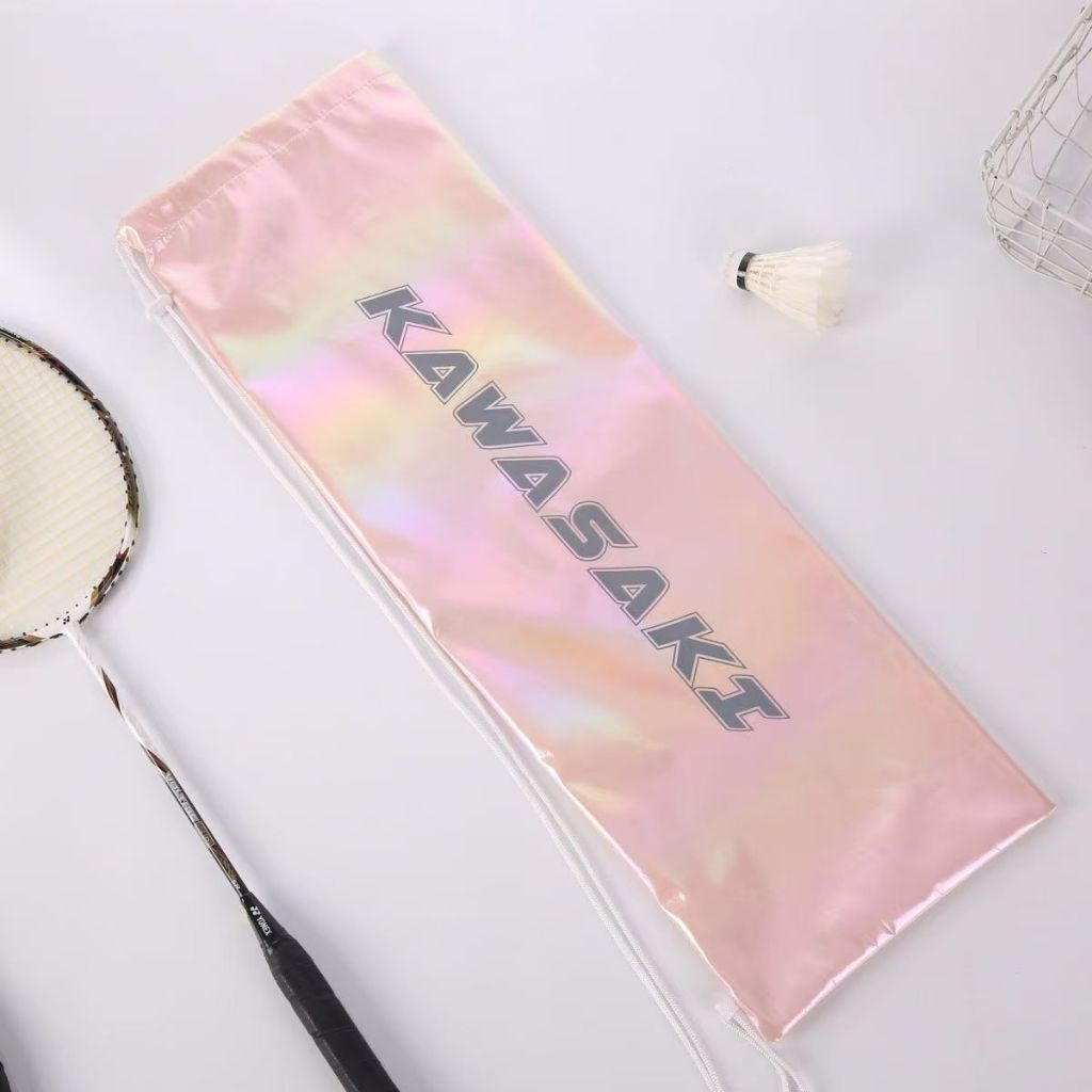 Laser Dazzle Glorful Feather Racket Bảo vệ Tay áo Không thấm nước Tiện lợi Suede Bundle Pocket Feath