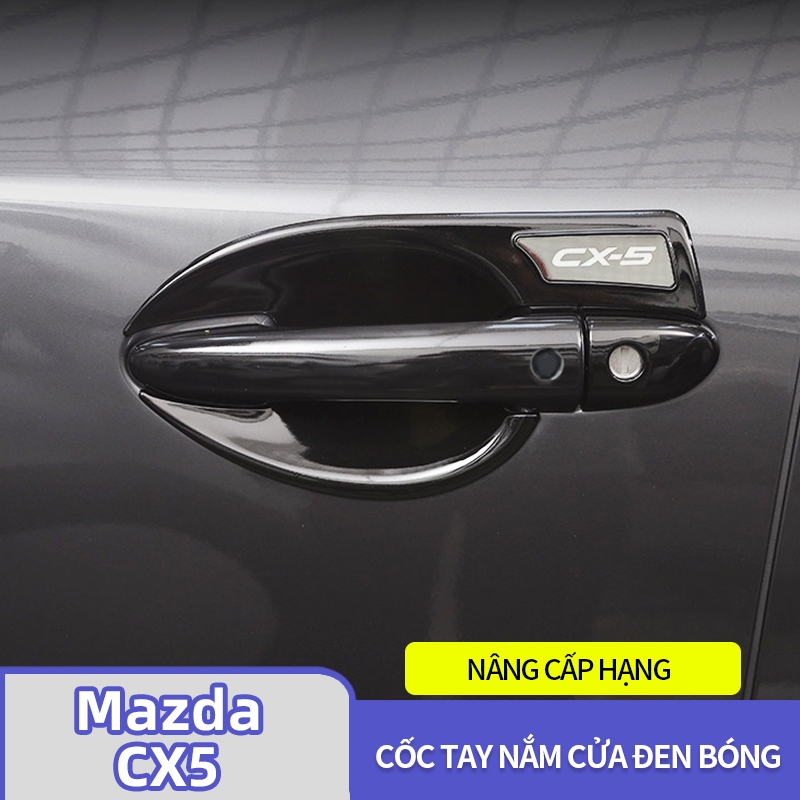 Mazda CX5 2017-2026 Thích hợp cho Mazda CX5 Họa Tiết Sợi Carbon Tay Cầm Bát Cửa 17-26 CX5 Sửa Đổi Cử