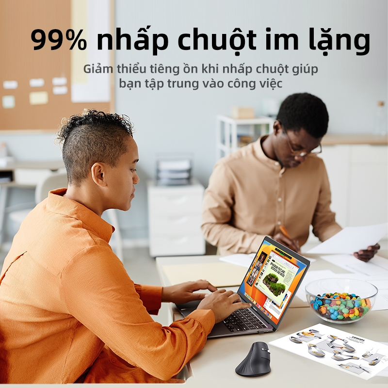 Chuột dọc không dây UGREEN  2.4G | BigBuy360 - bigbuy360.vn